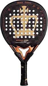 Black Crown - Pala Pádel Black Crown Special Pro - 355 gr a 370 gr - Marco Tubular de Carbono - Núcleo Exterior de Carbono 18k - Goma 3Xplay EVA de Doble Capa - 55% Potencia, 45% Control