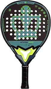 Black Crown - Pala de Pádel Special Elite - Carbono 3K - Goma Soft EVA Black - Forma lágrima - Potencia 50% y Control 50% - Jugadores avanzados - Marco 100% Carbono con Aero Carbon - Peso 355-370g