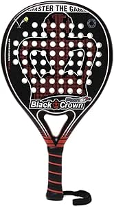 Black Crown Piton Air Plus – Pala de Pádel Redonda con Tecnología AVAIR Antivibración, Super Control Eva y 4 Capas PitonGlass