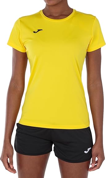Joma Camiseta Deportiva Manga Corta Mujer, 6XS - 3XL - Mantiene Seco el Contacto con el Cuerpo, Ideal para Running o Gym - Combi