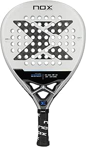 NOX - Pala de Pádel ML10 Shotgun 12K Luxury Series, Pala Pádel con Forma de Lágrima para Control y Potencia, Nivel Avanzado y Competición, Cara Carbono 12K y Núcelo HR3 Black EVA, Superficie Lisa