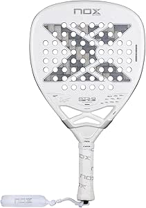 Nox AT10 Genius Attack 12K Alum 2025 by Agustin Tapia Pala de pádel, color blanco