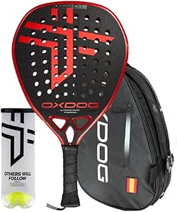 Pack Pala de Padel Oxdog Ultimate Court + Paletero FEP Ultra Tour + Bote Pelotas Boost+