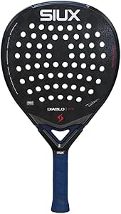 Siux - Pala de Pádel Diablo Pro 2026 Night Blue Nivel Profesional Forma lágrima - polivalencia con Potencia controlada