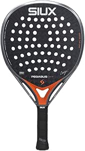 Siux - Pala de Pádel Pegasus Pro 2026 Lava Orange Nivel Profesional Forma lágrima - Control Superior con Estabilidad