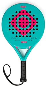 Izas Nova Pala de Padel Ligera de Fibra de Carbono y LD Foam con Diseño Diamante. Pala 38mm de Diseño Ergonómico para Máxima Potencia, Control y Absorción de Vibraciones. Raqueta Unisex 365g