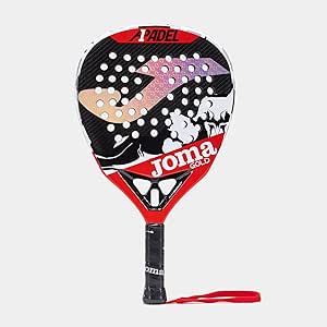 Joma Pala de Pádel Tournament Pro, 350 g - Tubular y Plano 100% Carbono con Núcleo Flexo Black EVA - Tecnología Rotation y Vibra-out - Incluye Funda - Circuito A1 Pádel