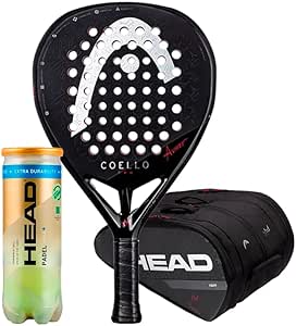 Pack Pala de Pádel Coello Pro 2025, Paletero Coello Tour Padel y Pelotas Padel Pro S+