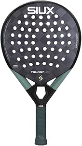 Siux - Pala de Pádel Trilogy Pro 2026 Noir Fog Nivel Profesional Forma Redonda - Control con máximo Rendimiento