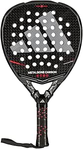 adidas Metalbone Carbon 2026 - Pala de pádel negra, 453 g